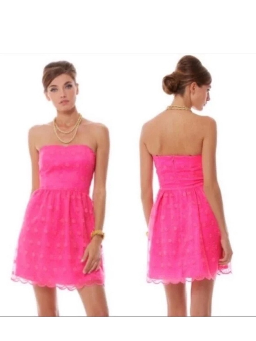 Lilly Pulitzer Payton Dress//Strapless Pink Dress